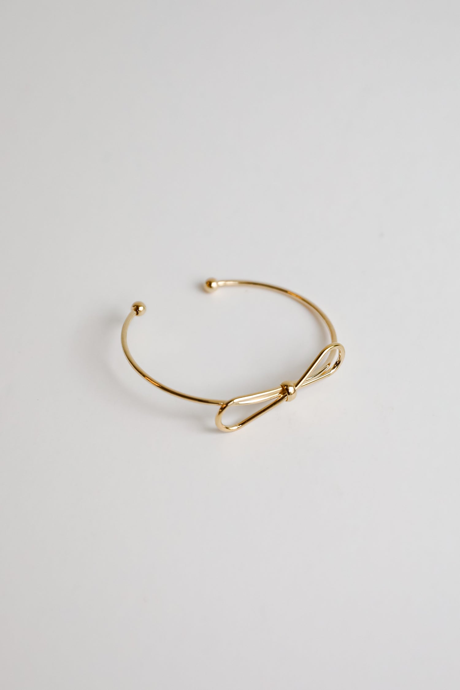 Remi Gold Bow Cuff Bracelet