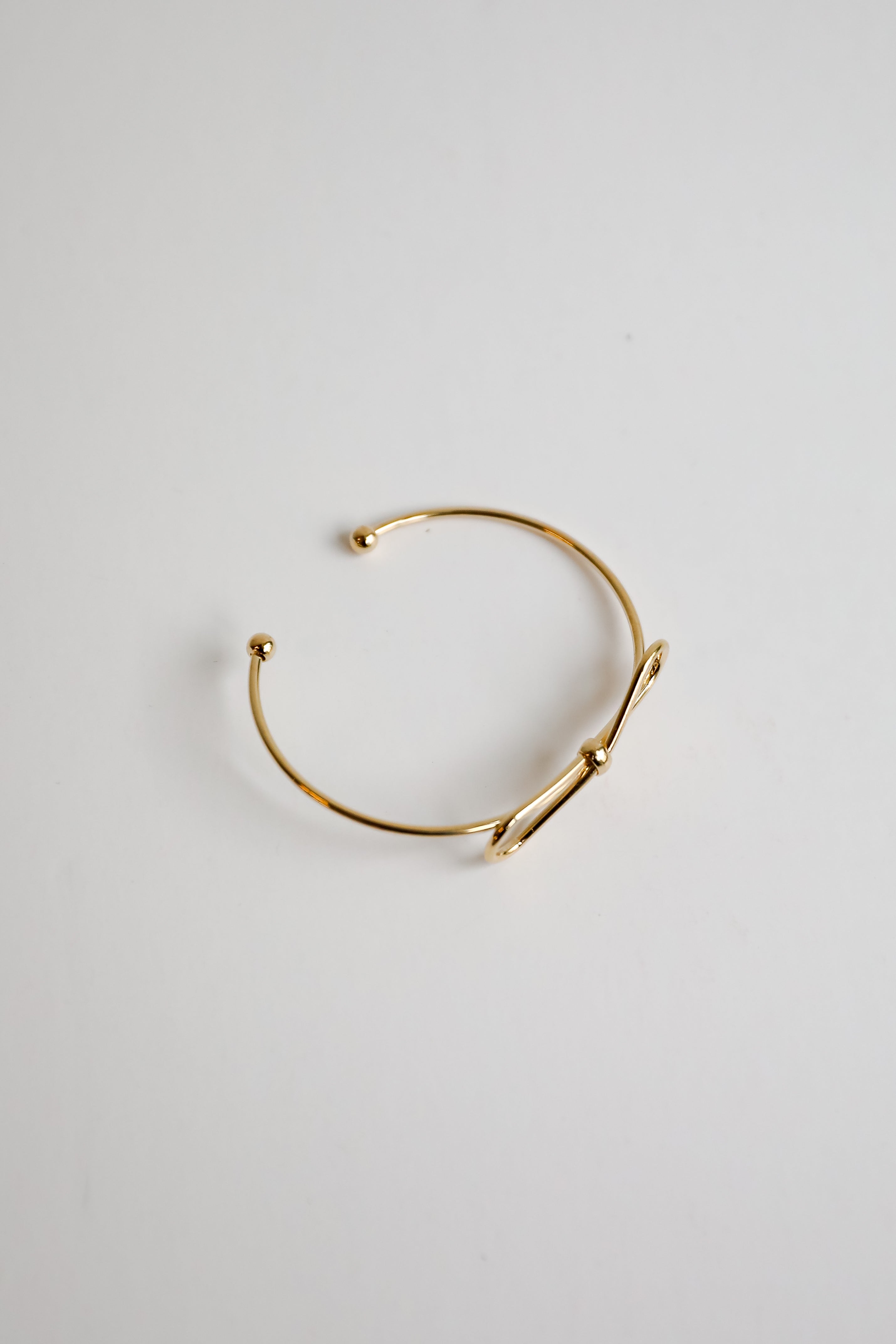 Remi Gold Bow Cuff Bracelet