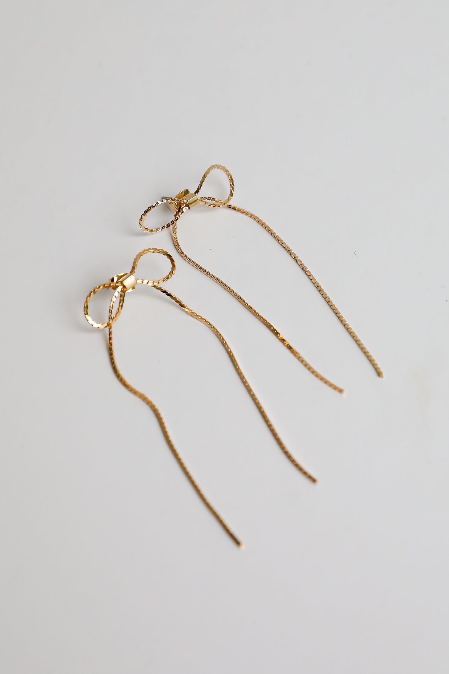 Harlow Gold Bow Earrings