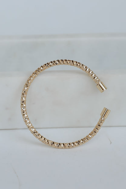 Mila Gold Cuff Bracelet