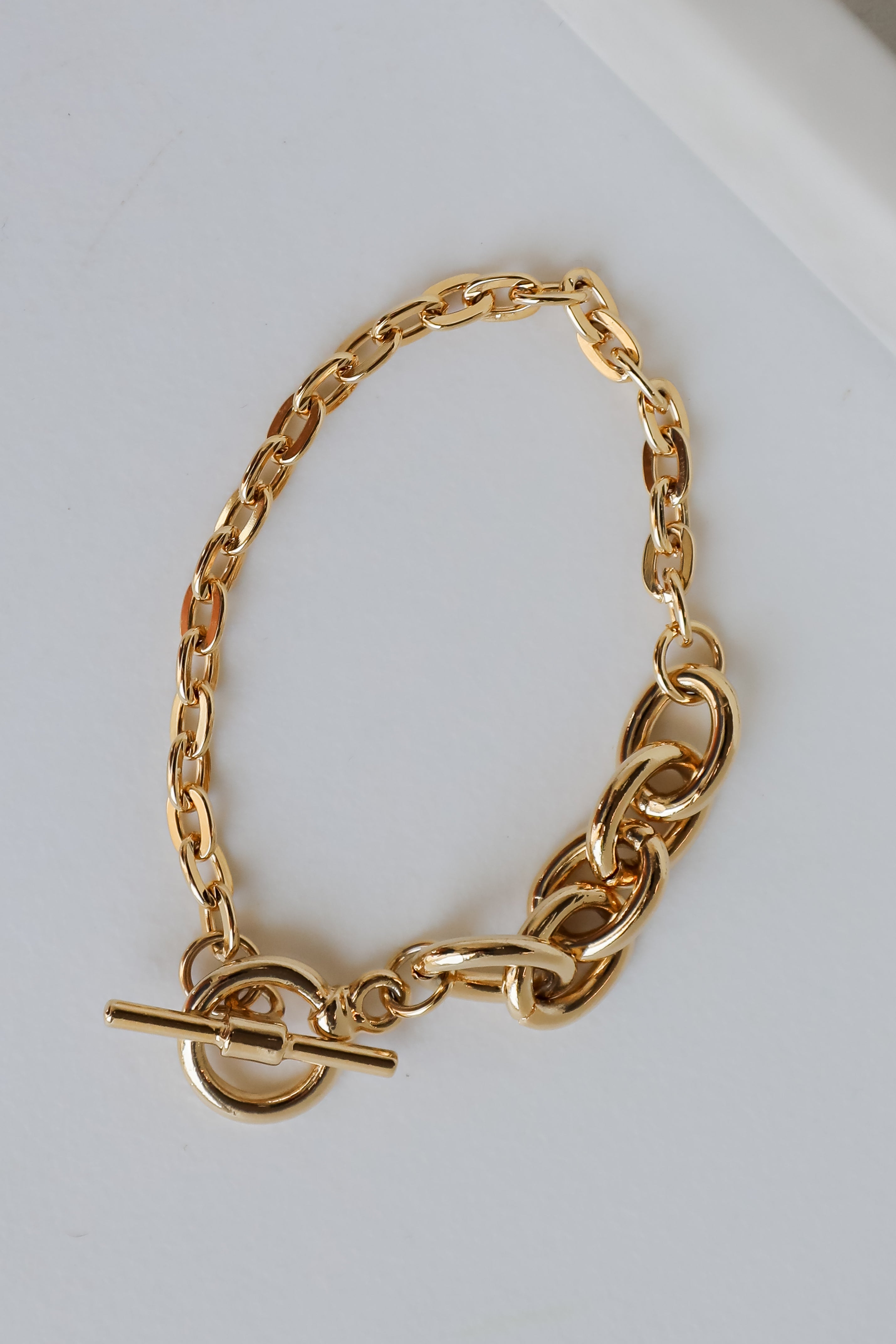 Elena Gold Chainlink Bracelet