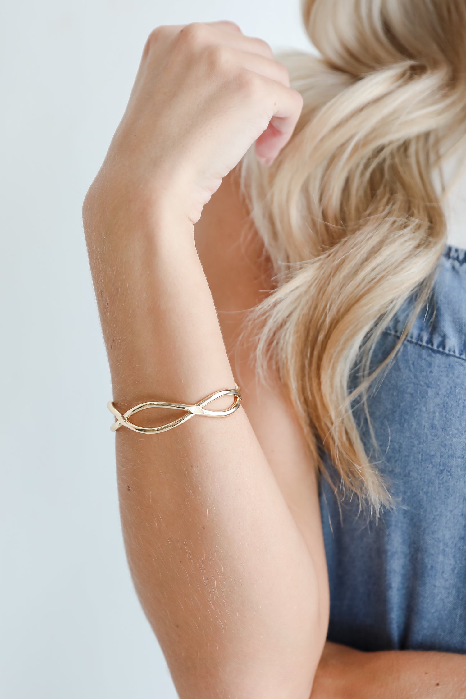 Hannah Gold Cuff Bracelet