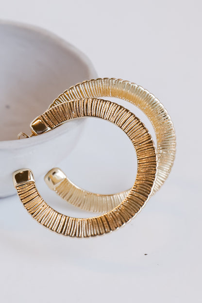 Gold Hoop Earrings