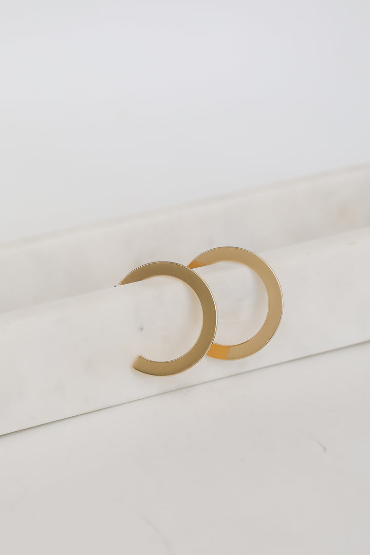 Avery Gold Hoop Earrings