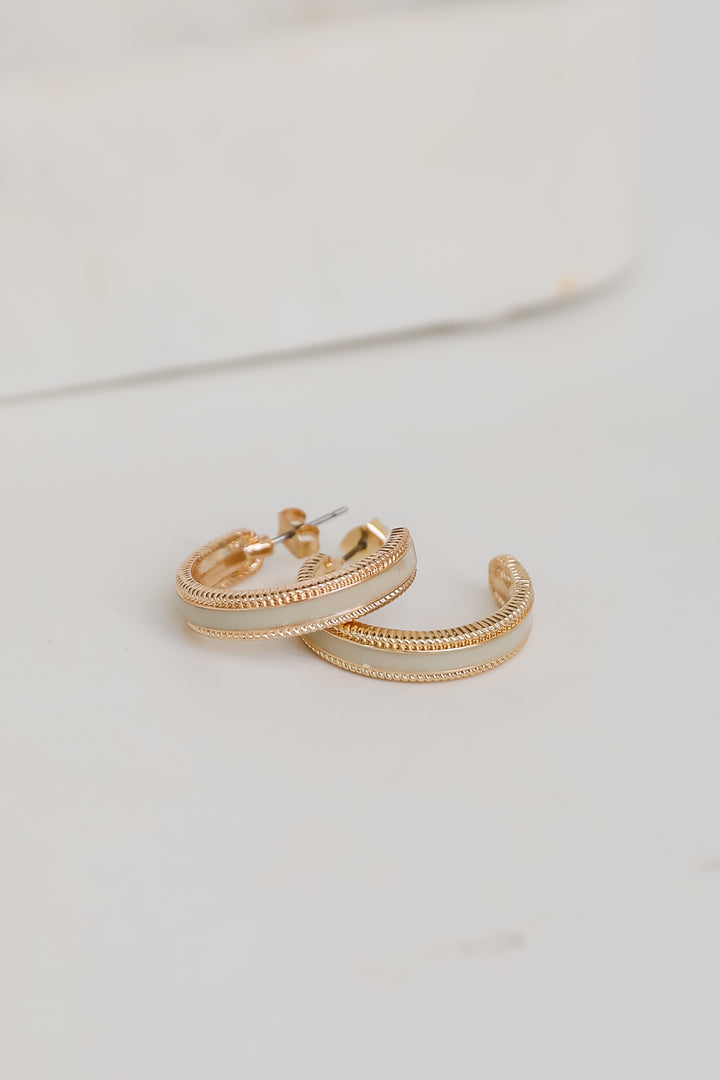 Lennon Gold Hoop Earrings