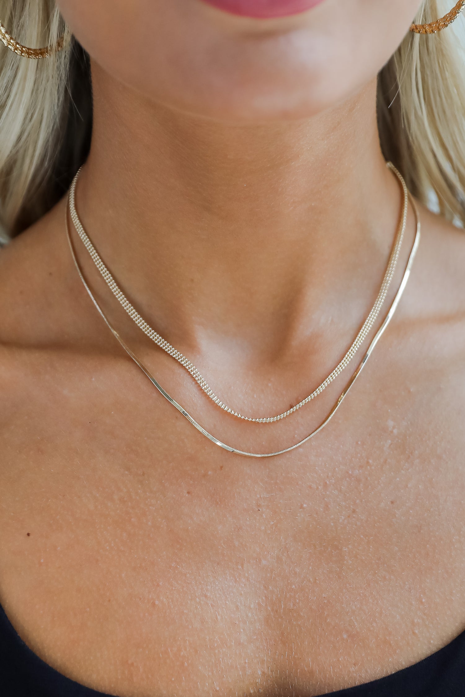 Lydia Gold Layered Chain Necklace