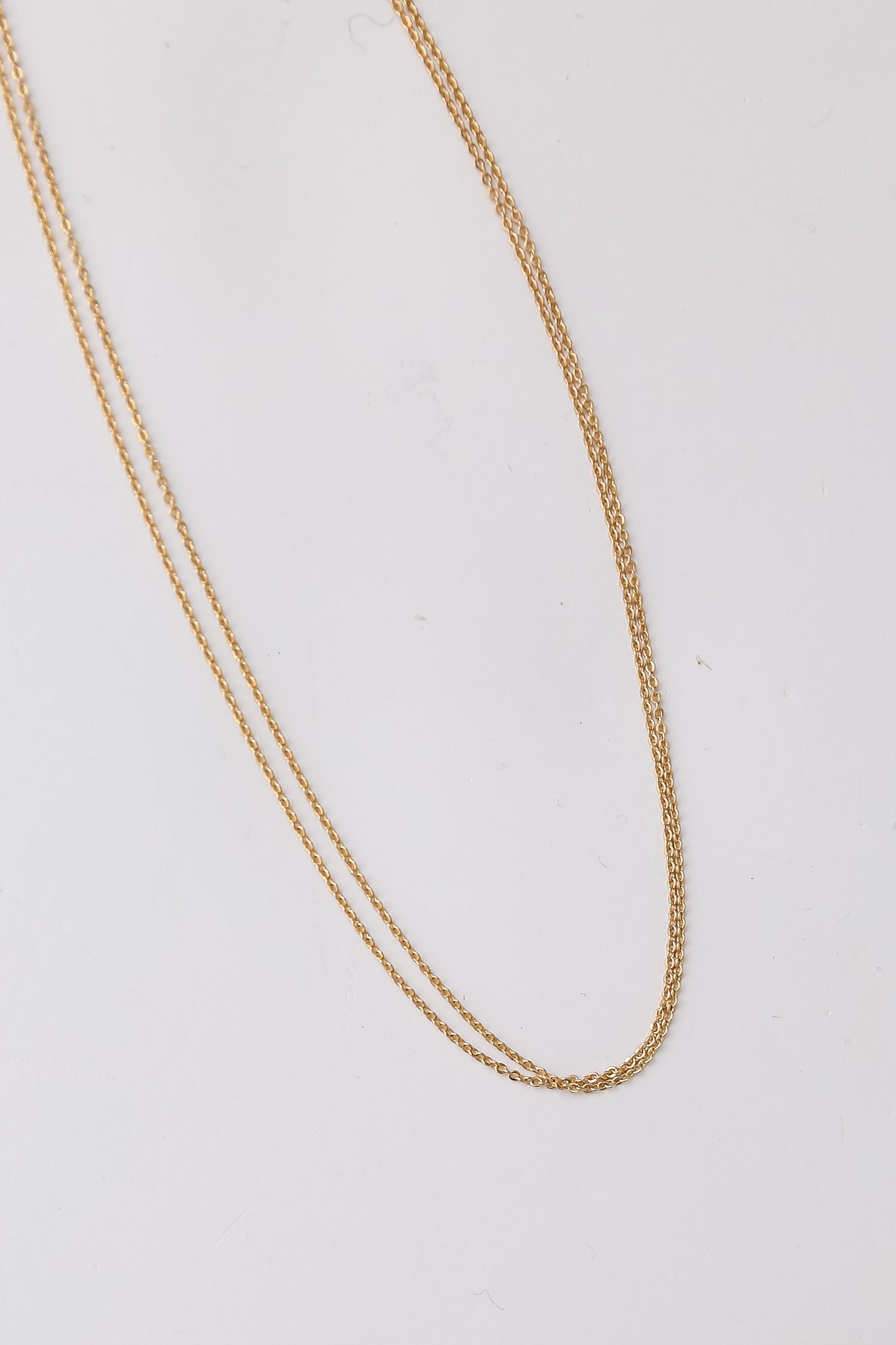 Gold Layered Chain Necklace