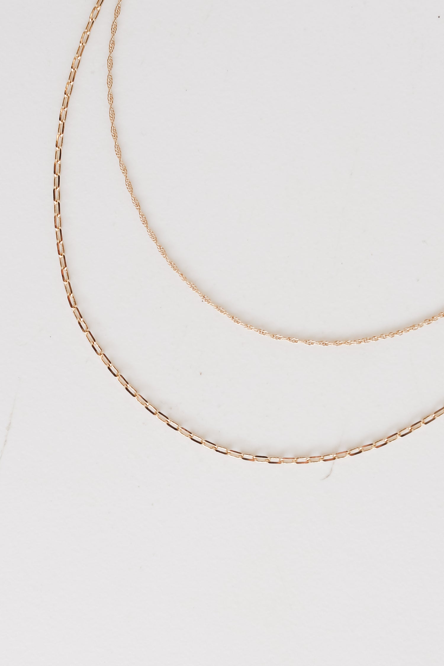 Gold Layered Chain Necklace