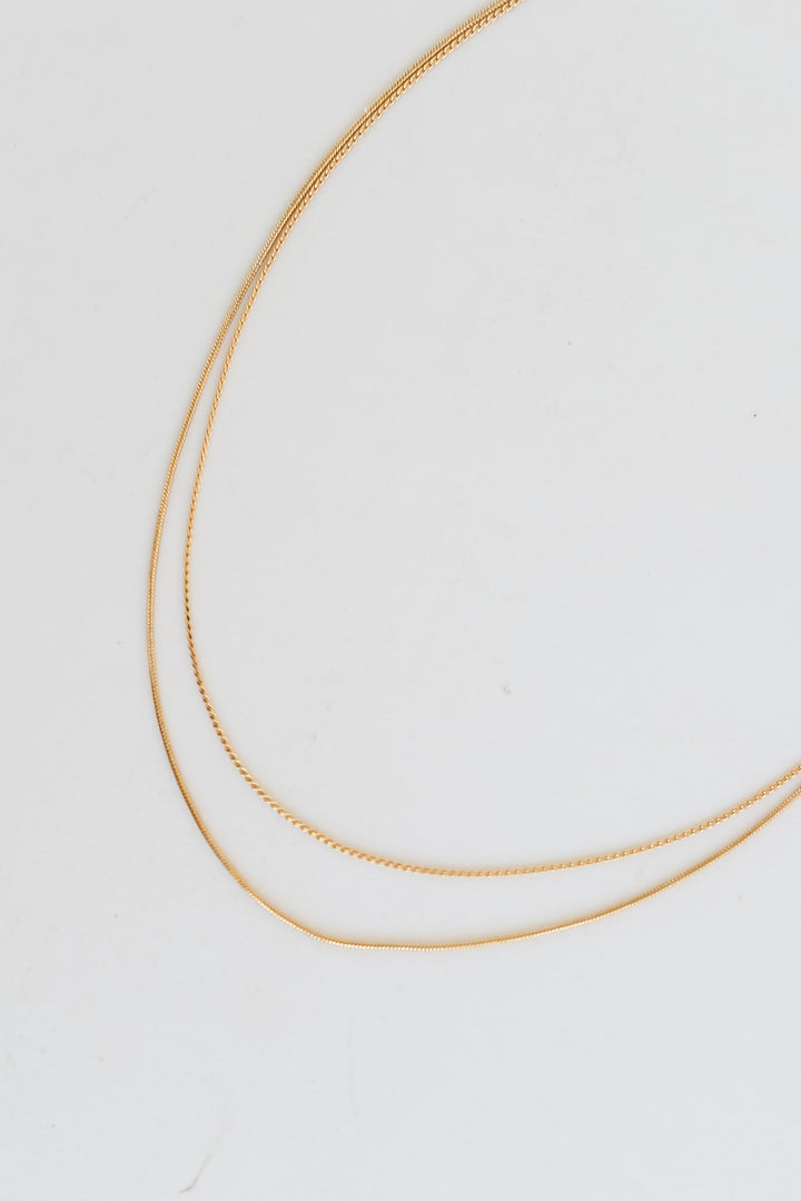 dainty gold necklaces