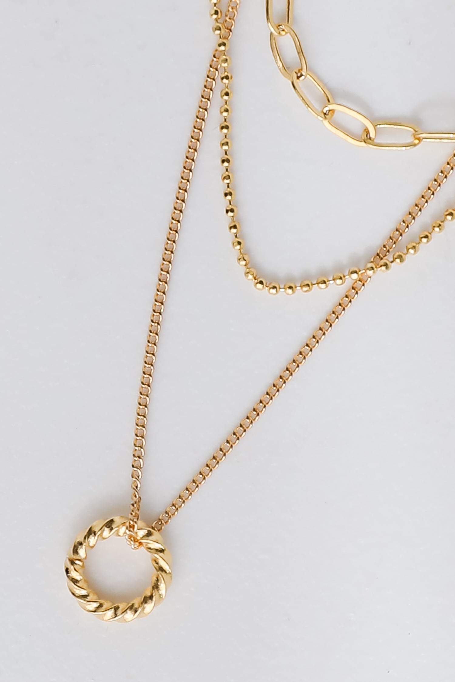 Maddy Gold Layered Chain Necklace