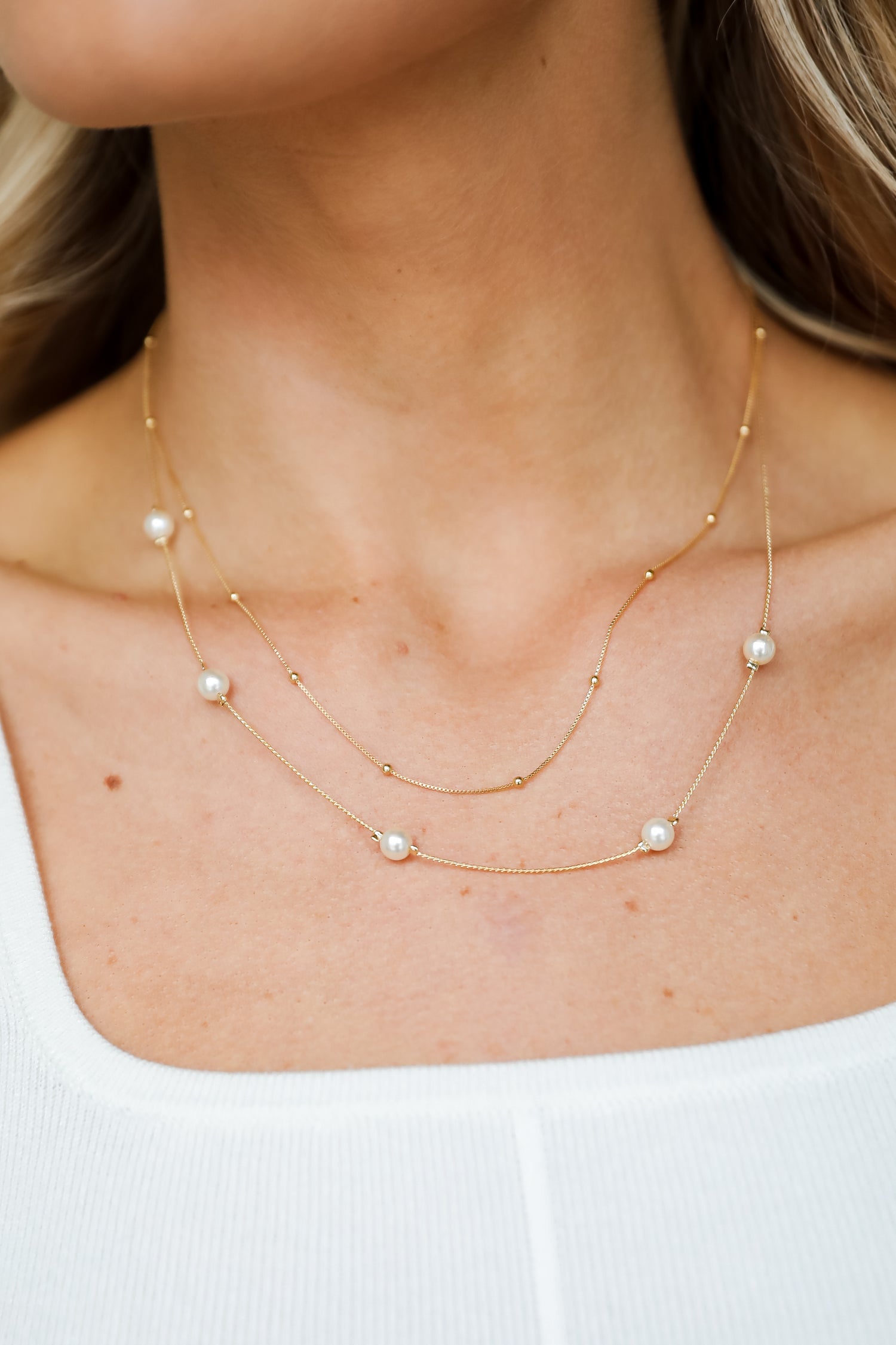 pearl necklaces