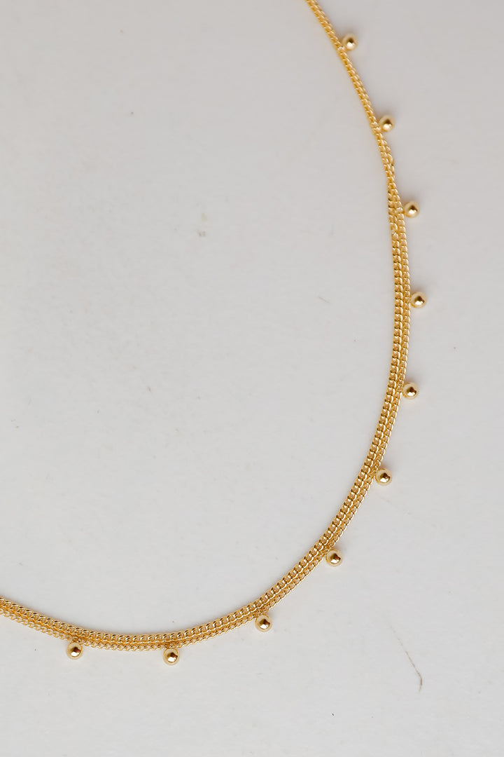 Gold Layered Chain Necklace