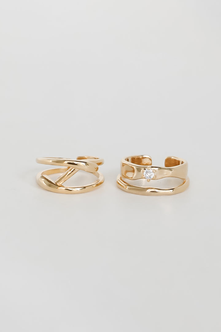 Bree Gold Ring Set