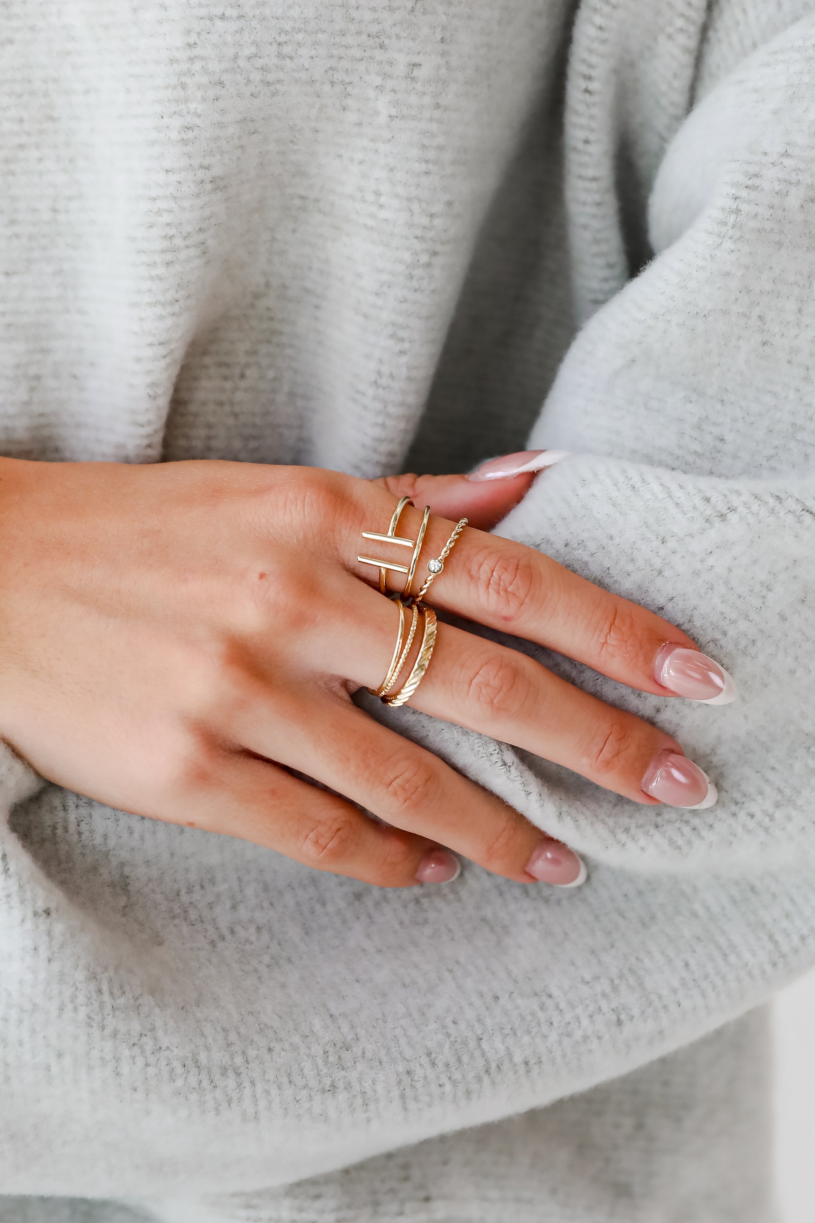 Diana Gold Ring Set