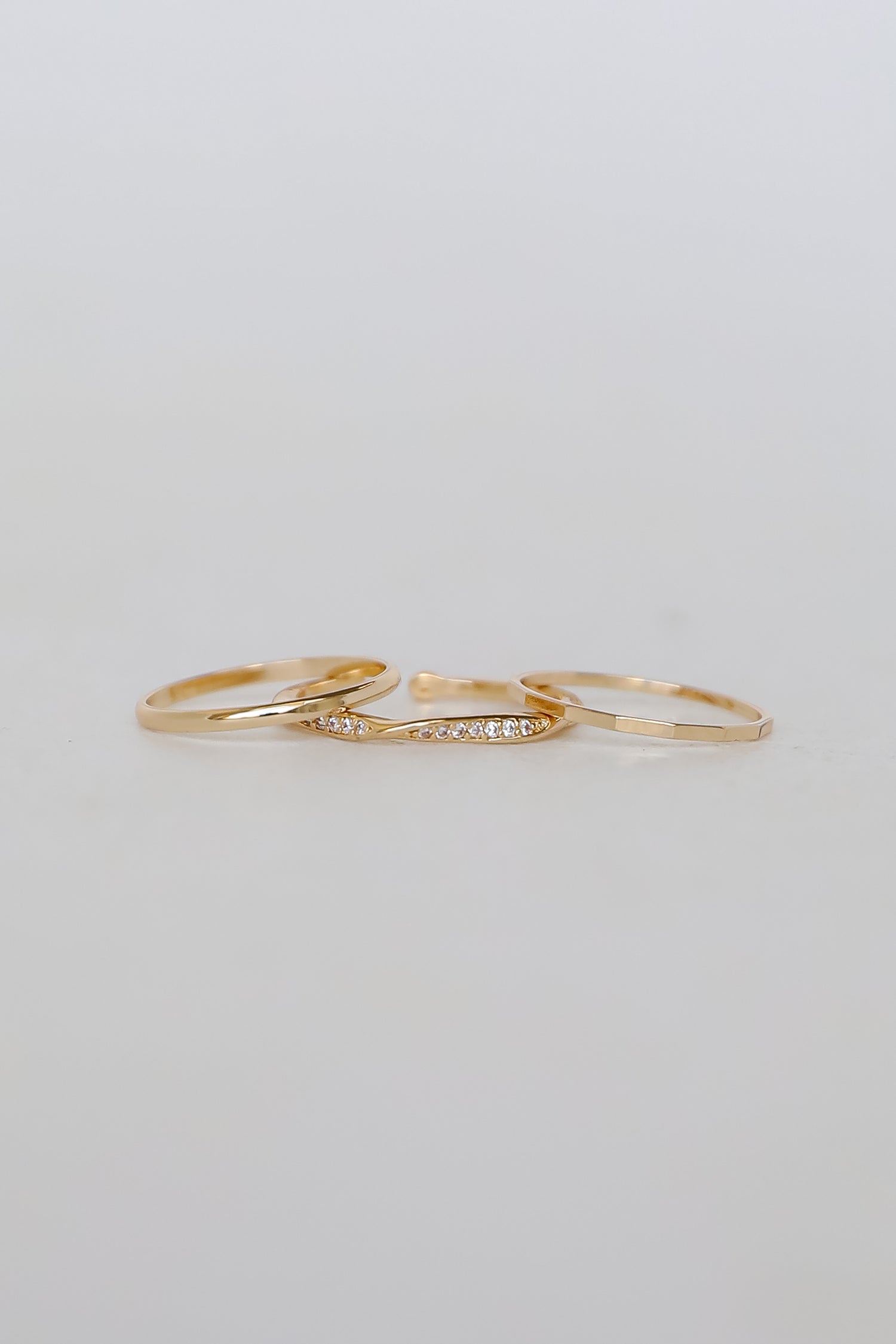 Aurora Gold Ring Set