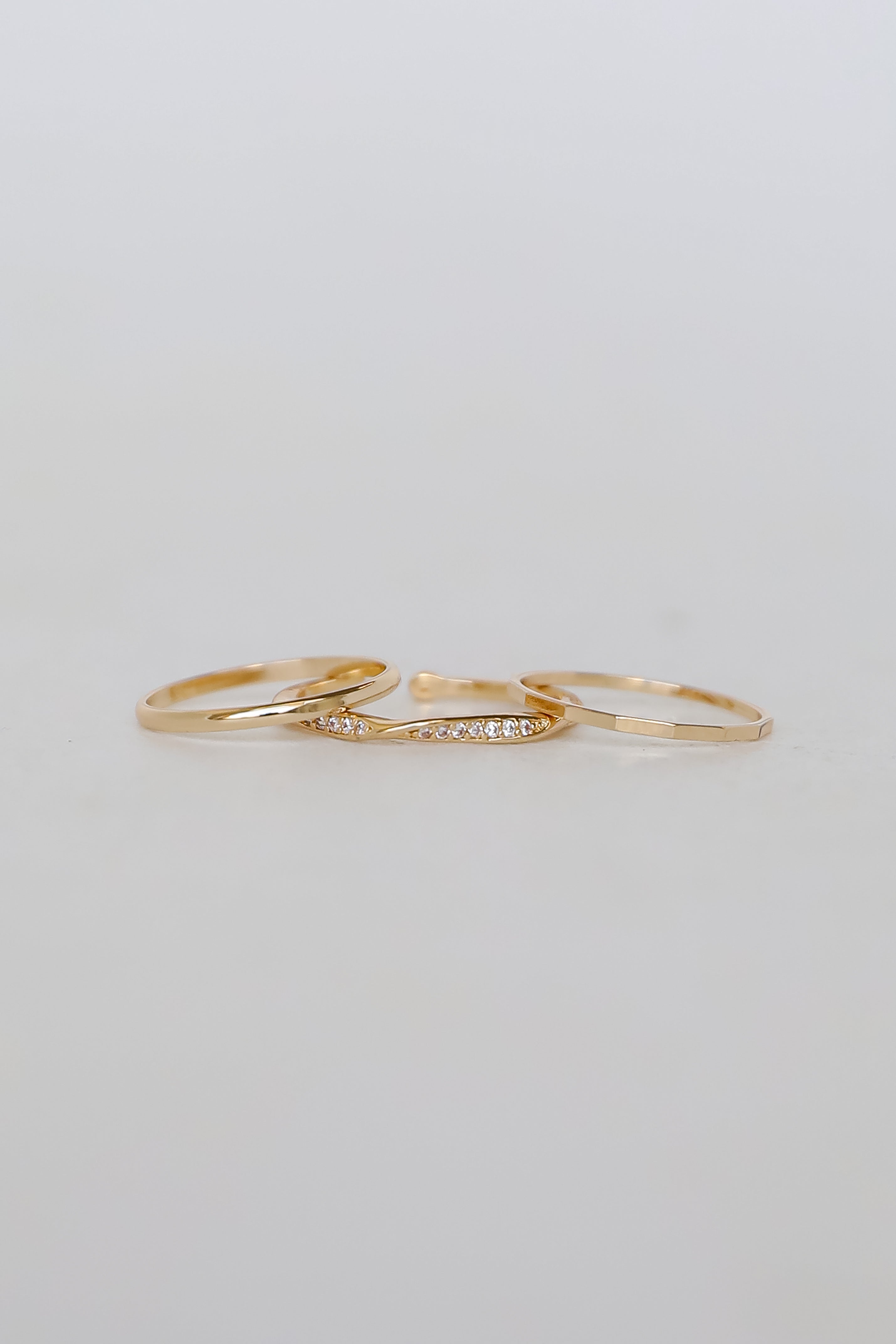 Aurora Gold Ring Set