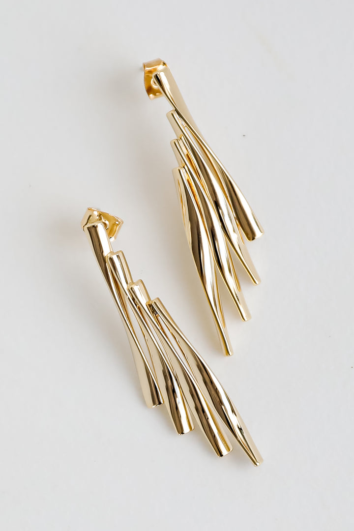 Gold Statement Earrings