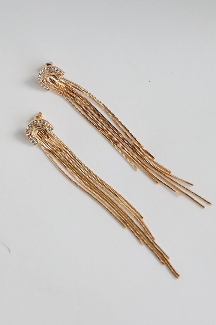 Gold Fringe Earrings