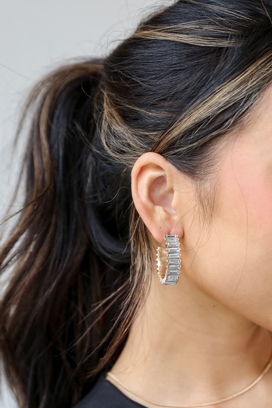 statement hoop earrings