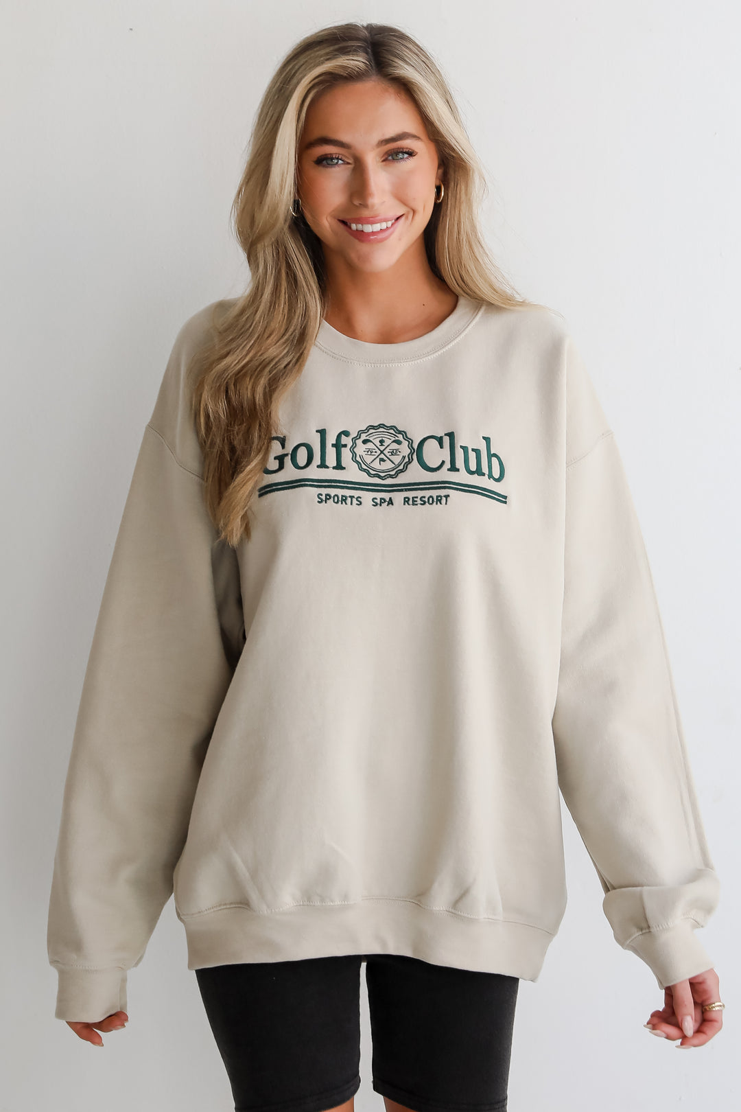 Taupe Golf Club Sweatshirt