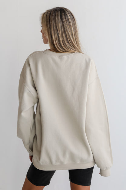 Taupe Golf Club Sweatshirt