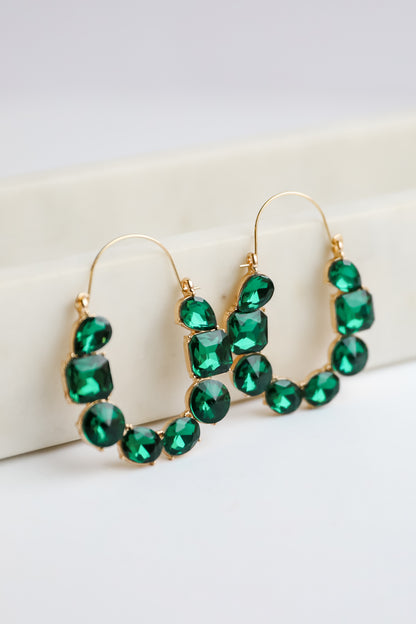 Brittany Gemstone Statement Earrings