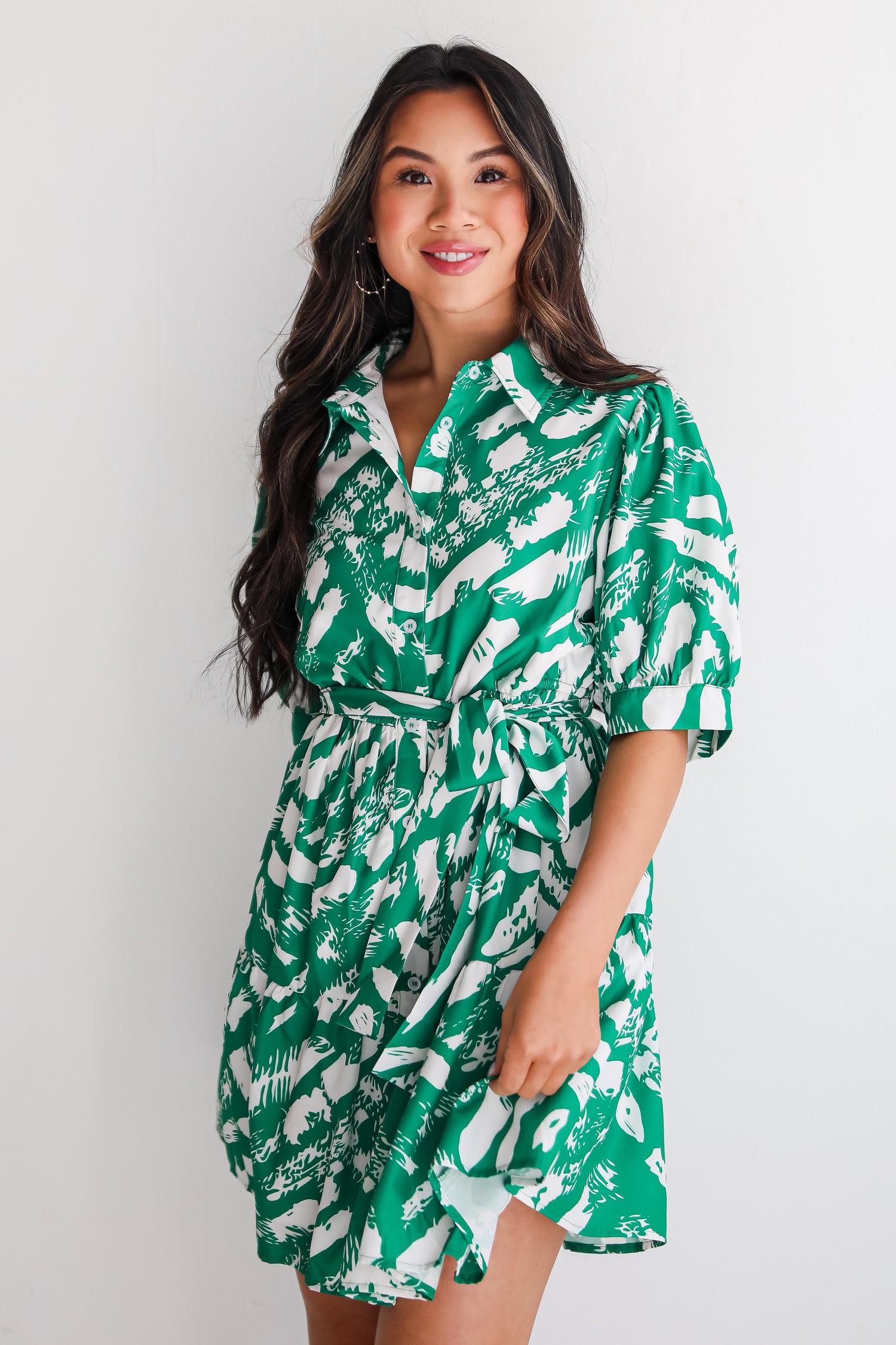 Kelly Green Mini Dress for women