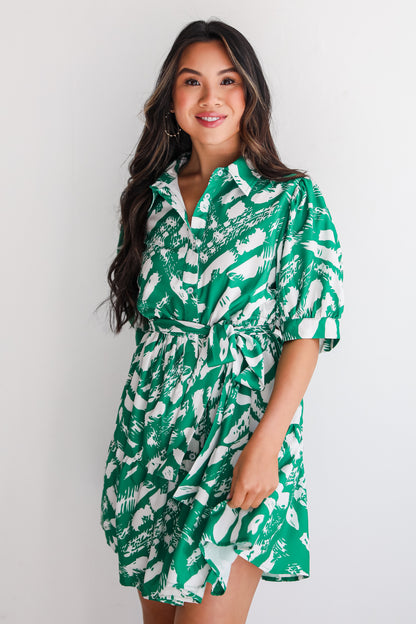 Kelly Green Mini Dress for women