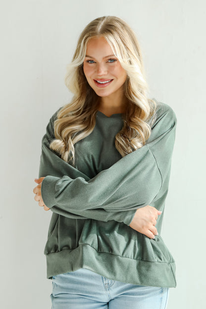 Leisure Essential Oversized Pullover