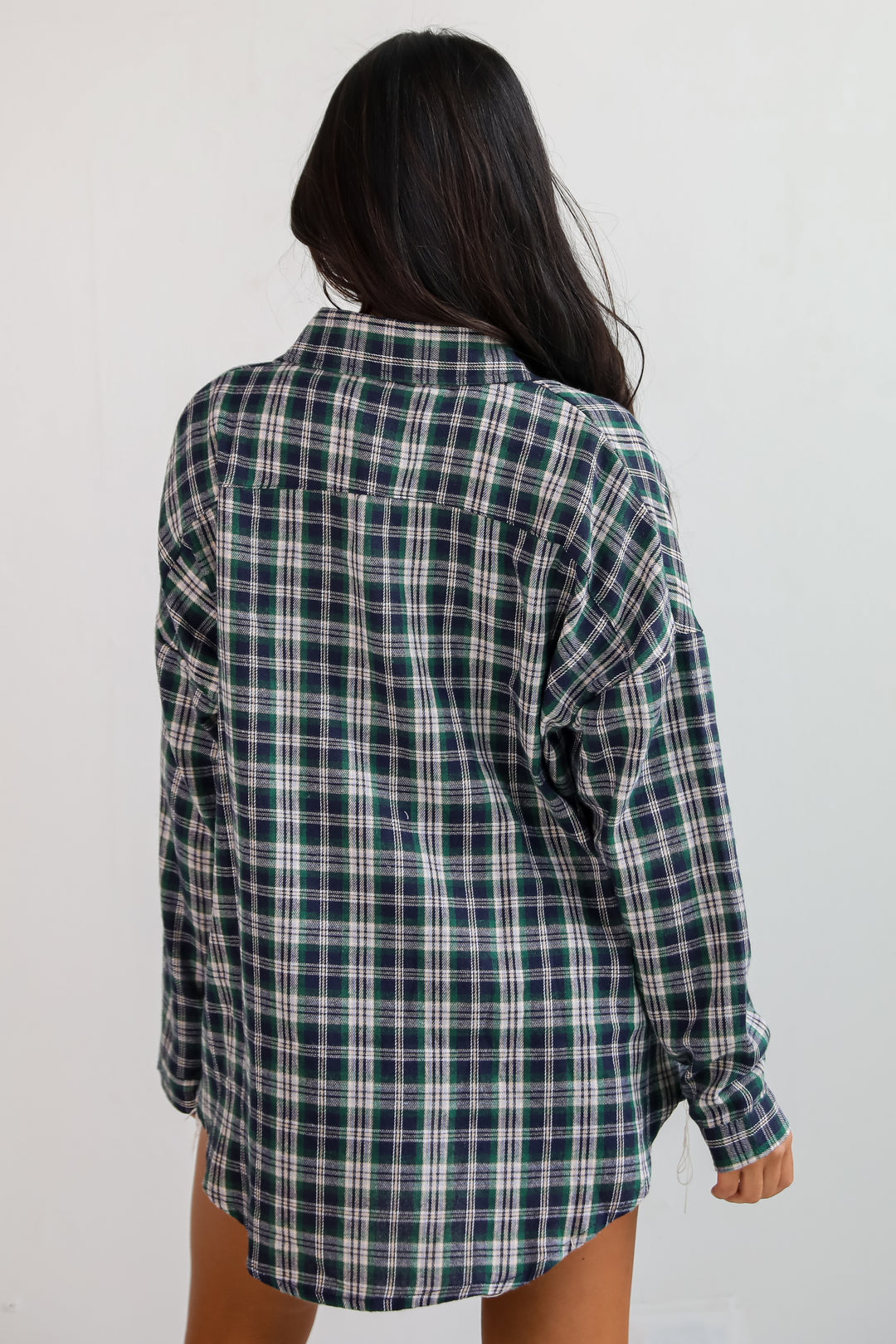 Trendsetting Aspect Hunter Green Plaid Flannel