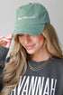 green Savannah Embroidered Hat