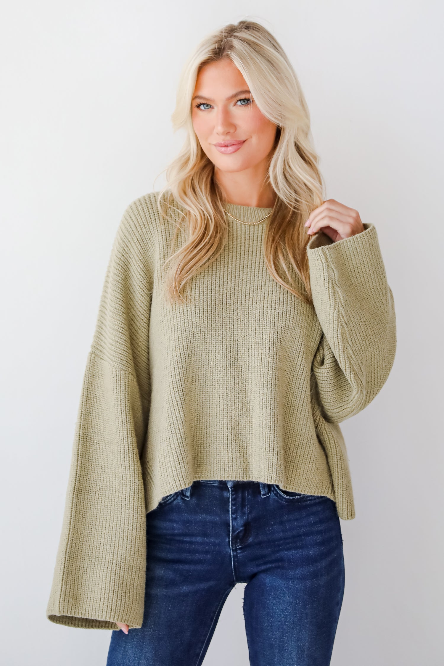 Signature Poise Green Sweater