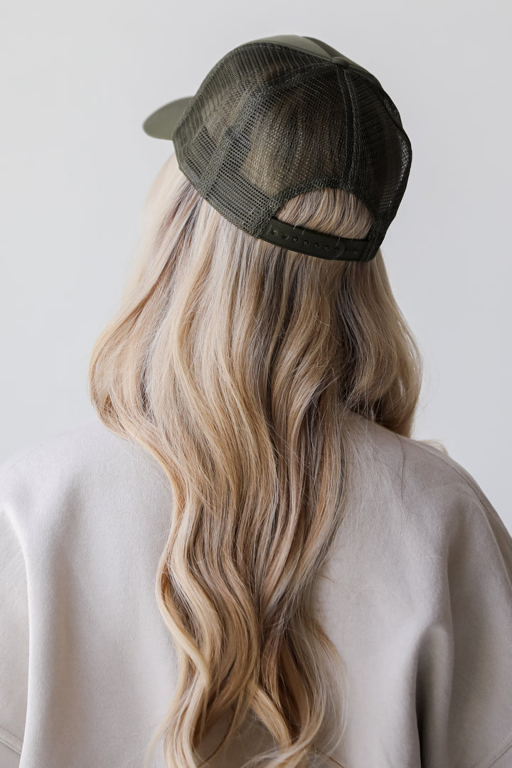 Olive Greenville Trucker Hat