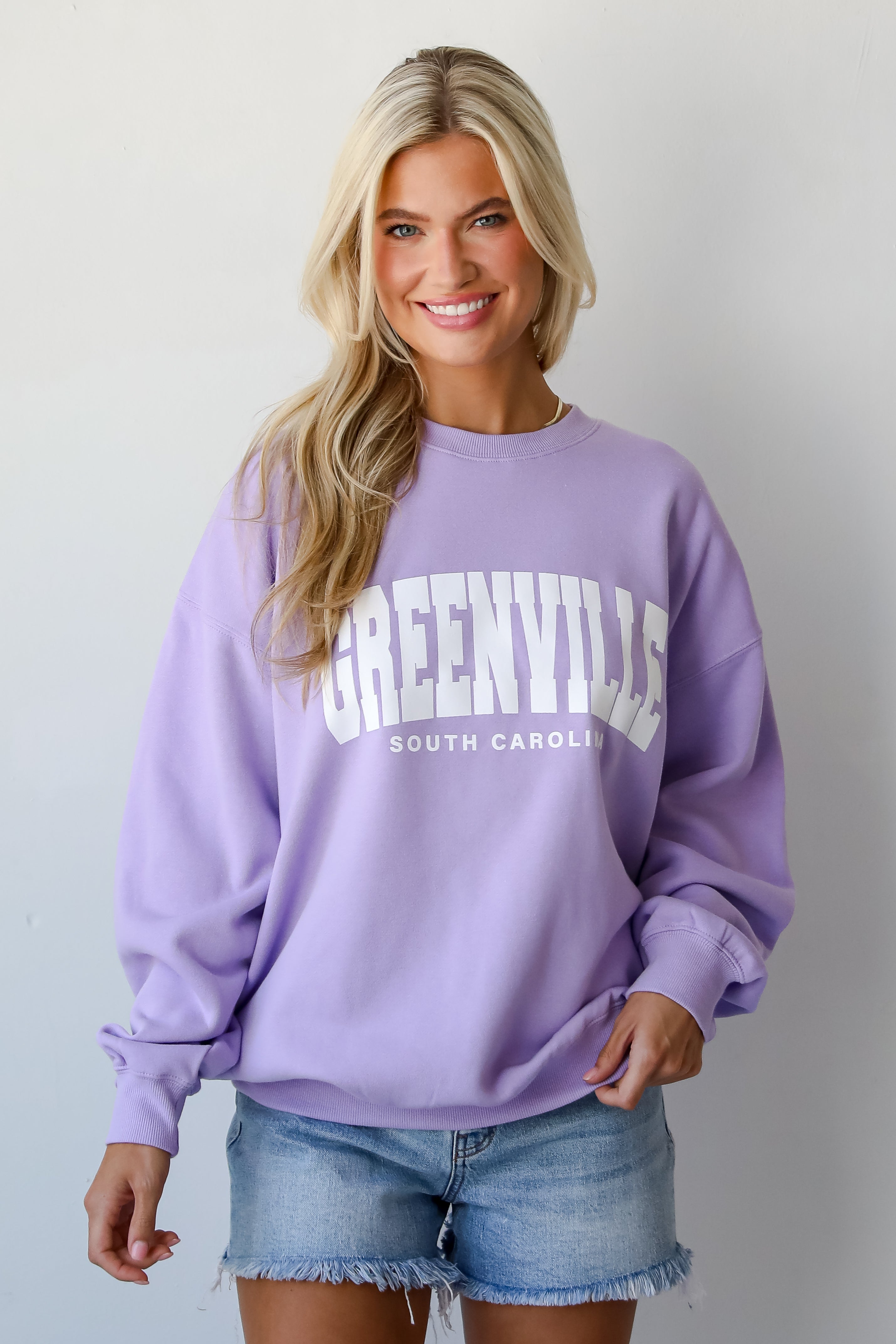 Lavender Greenville South Carolina Sweatshirt