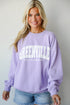 Lavender Greenville South Carolina Sweatshirt