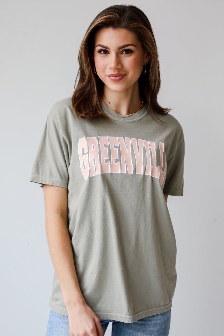 Khaki Greenville Tee