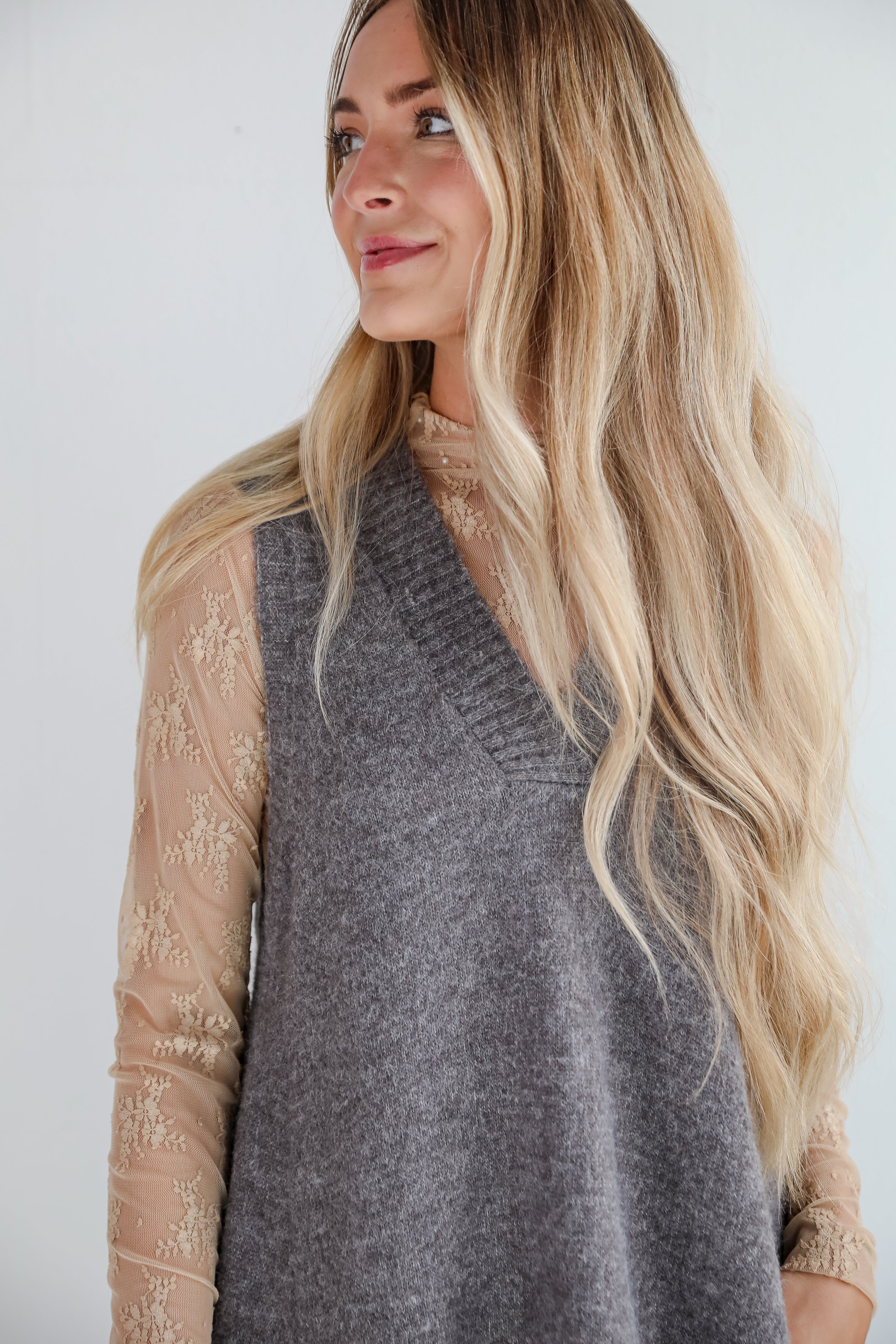 Successful Sophistication Sweater Mini Dress