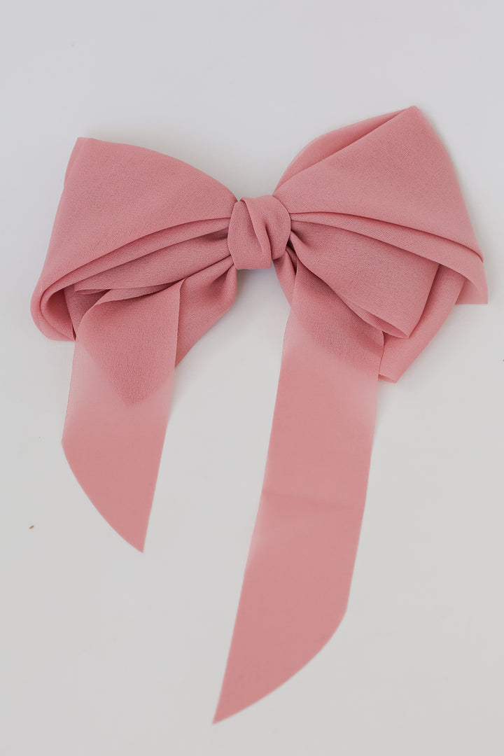 Luxe Poise Bow Hair Clip