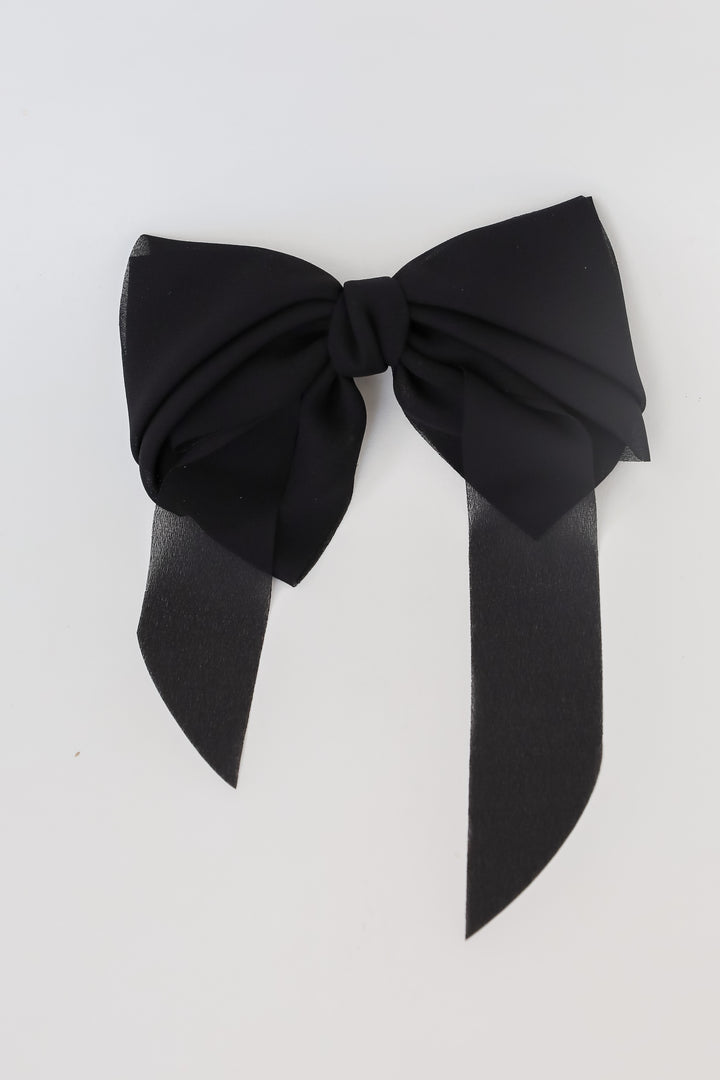 Luxe Poise Bow Hair Clip