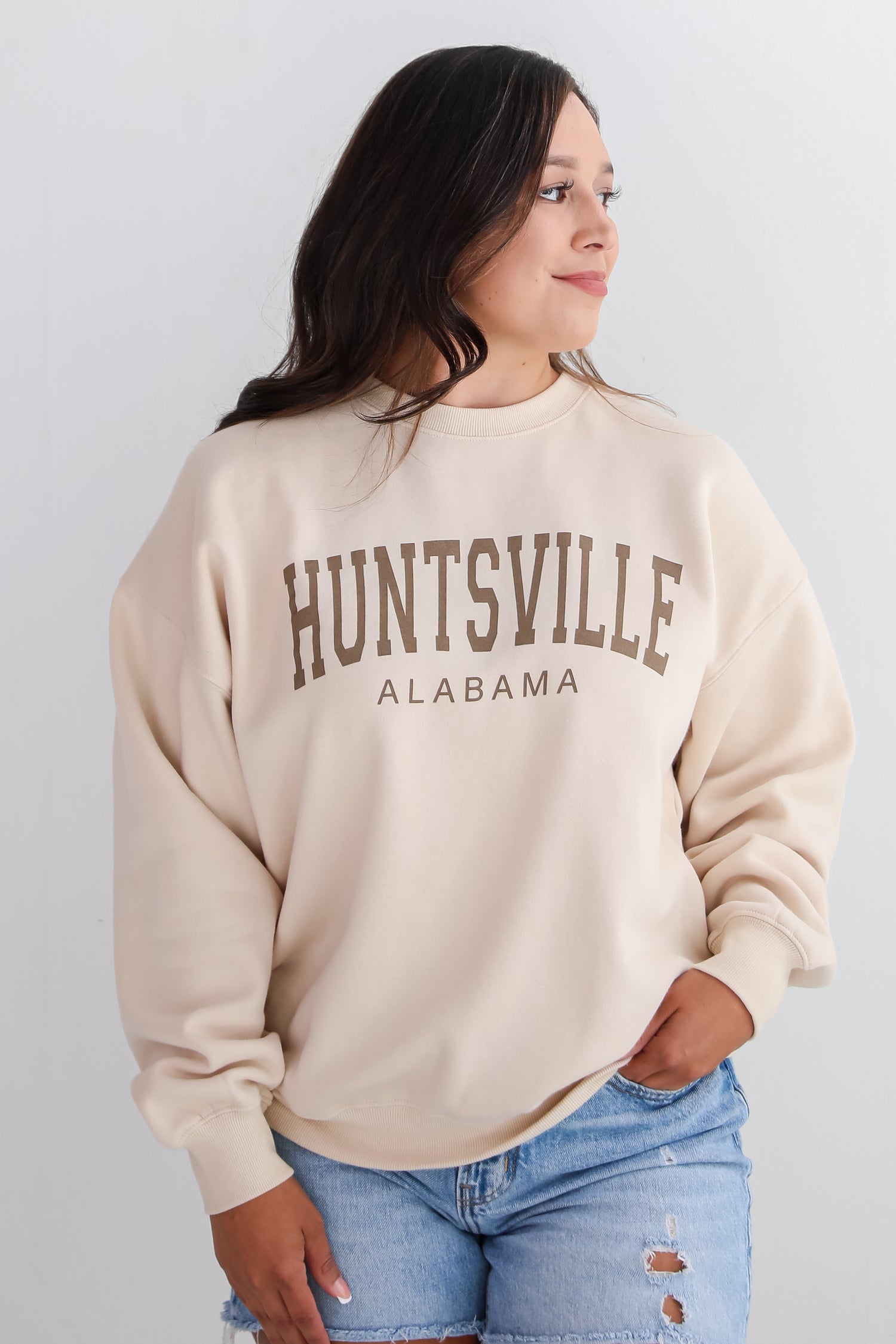 Ivory Huntsville Alabama Sweatshirt