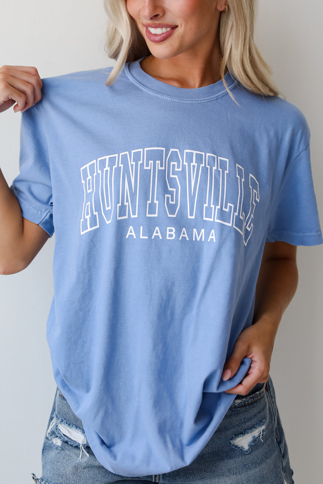 Light Blue Huntsville Alabama Tee