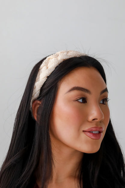 Ideally Dainty Ivory Braided Headband