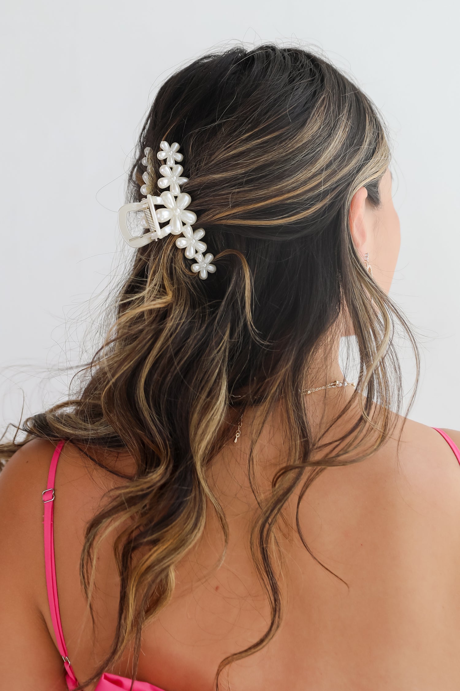 Darling Updo Ivory Flower Claw Hair Clip