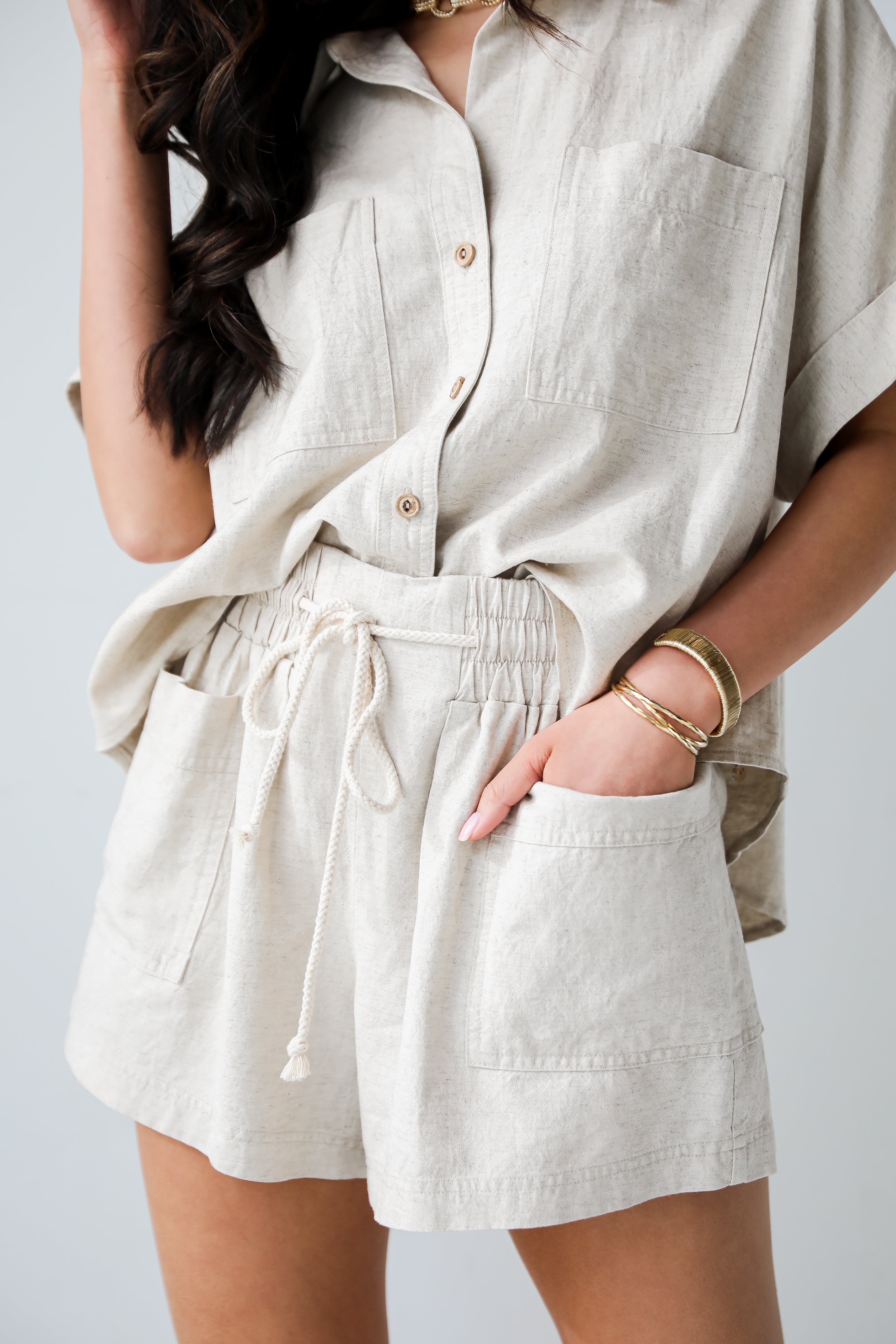 cute Linen Shorts for women