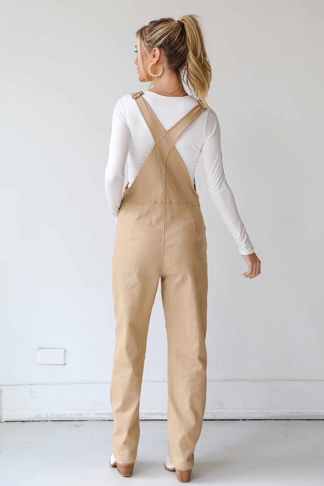 womens Khaki Overalls