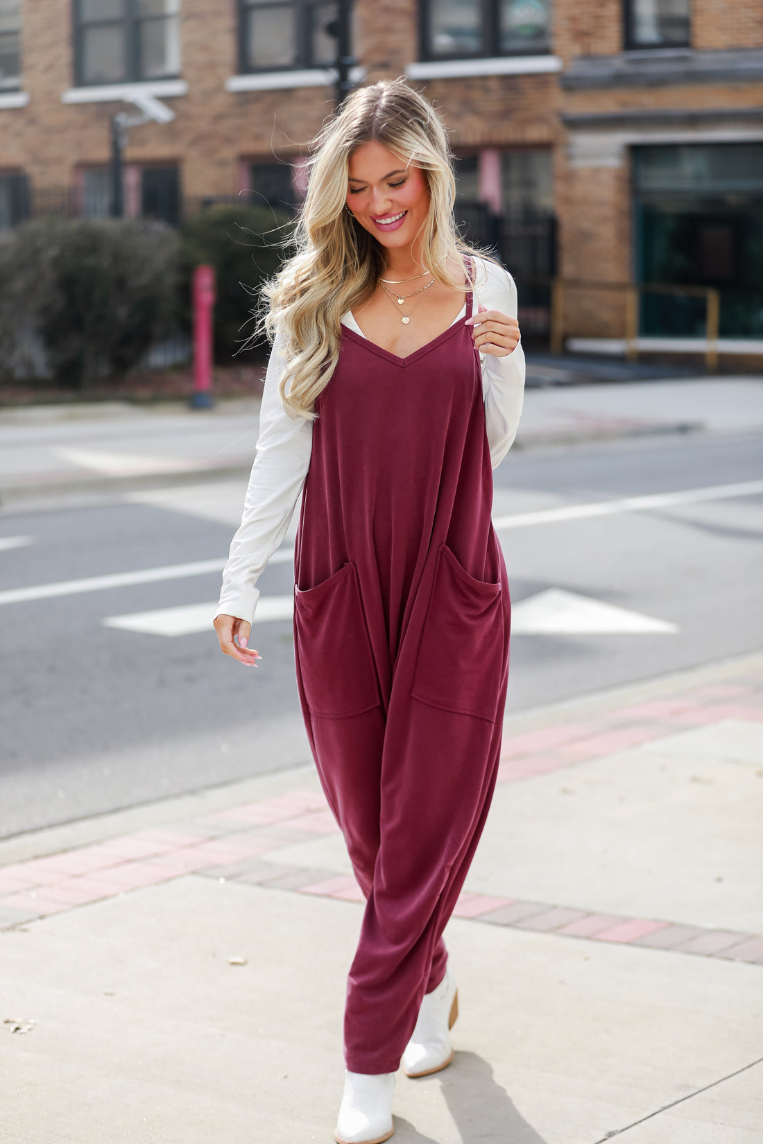 drop crotch jumpsuits