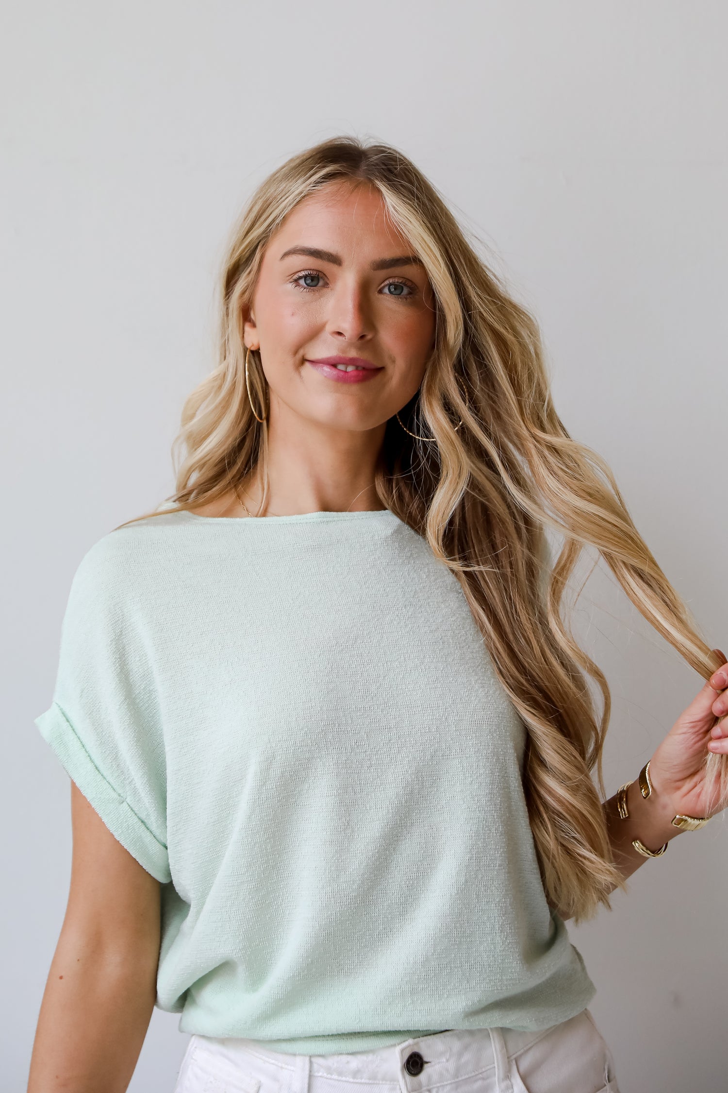 basic mint top