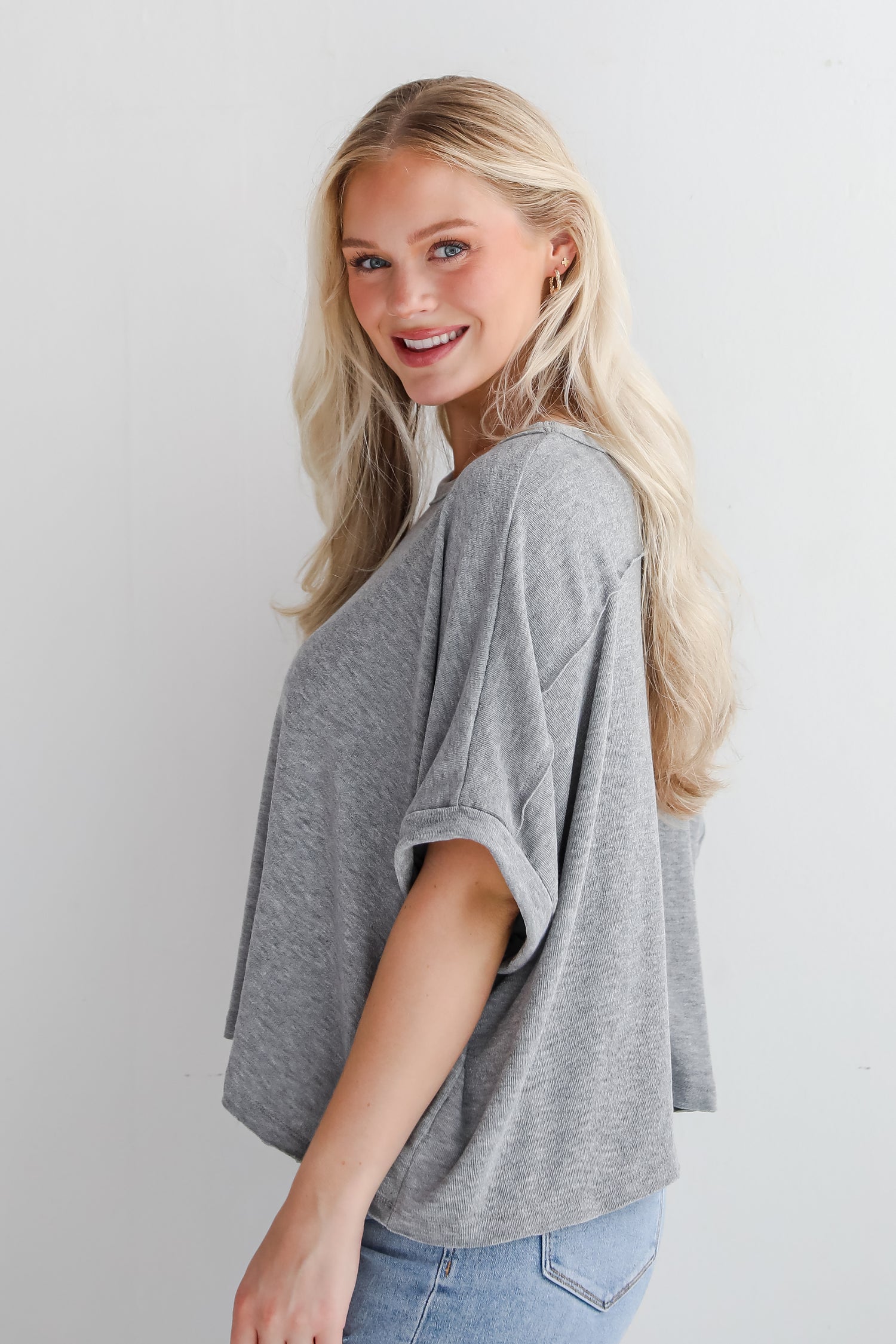 Sweetest Concept Short Sleeve Knit Top