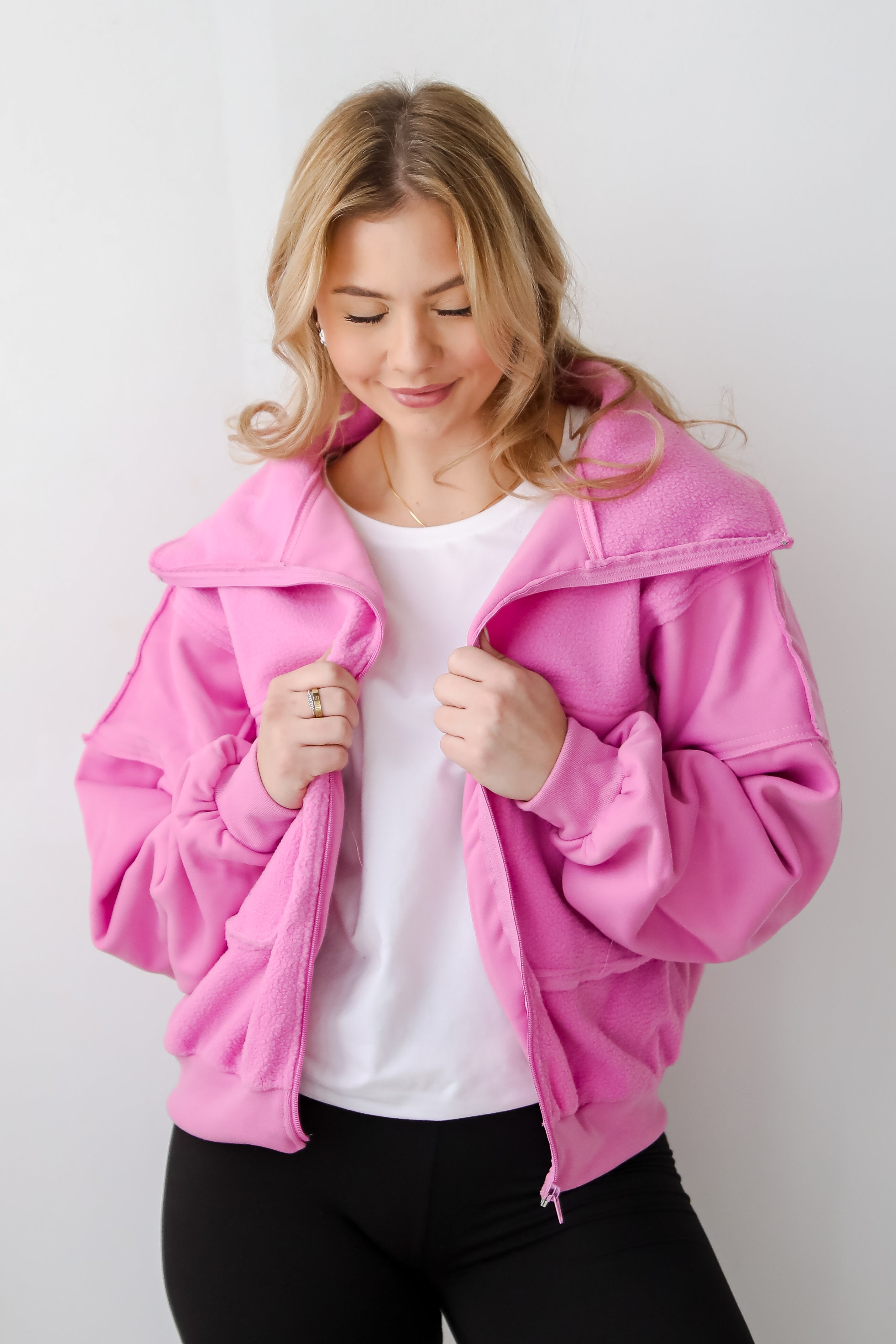 Amazing Comfort Fleece Bomber Jacket