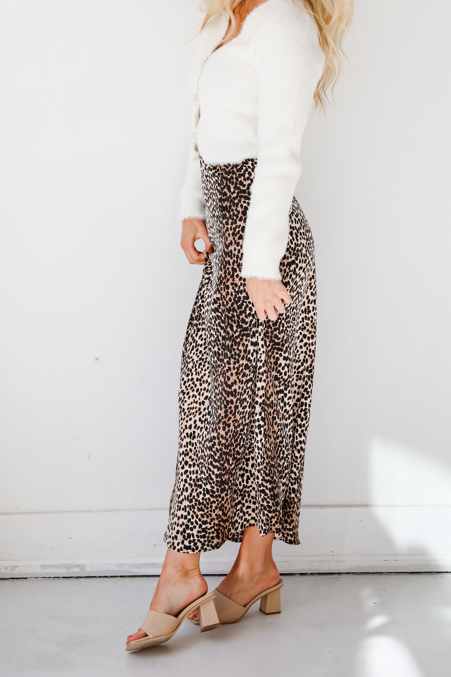 Far Out Leopard Maxi Skirt